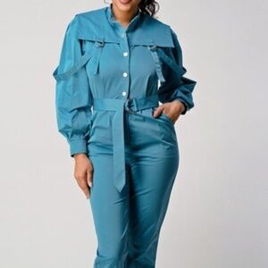 Sophisticated Utility Jumpsuit